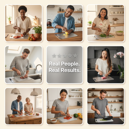 TitanCut® Certified Pure Titanium Cutting Board