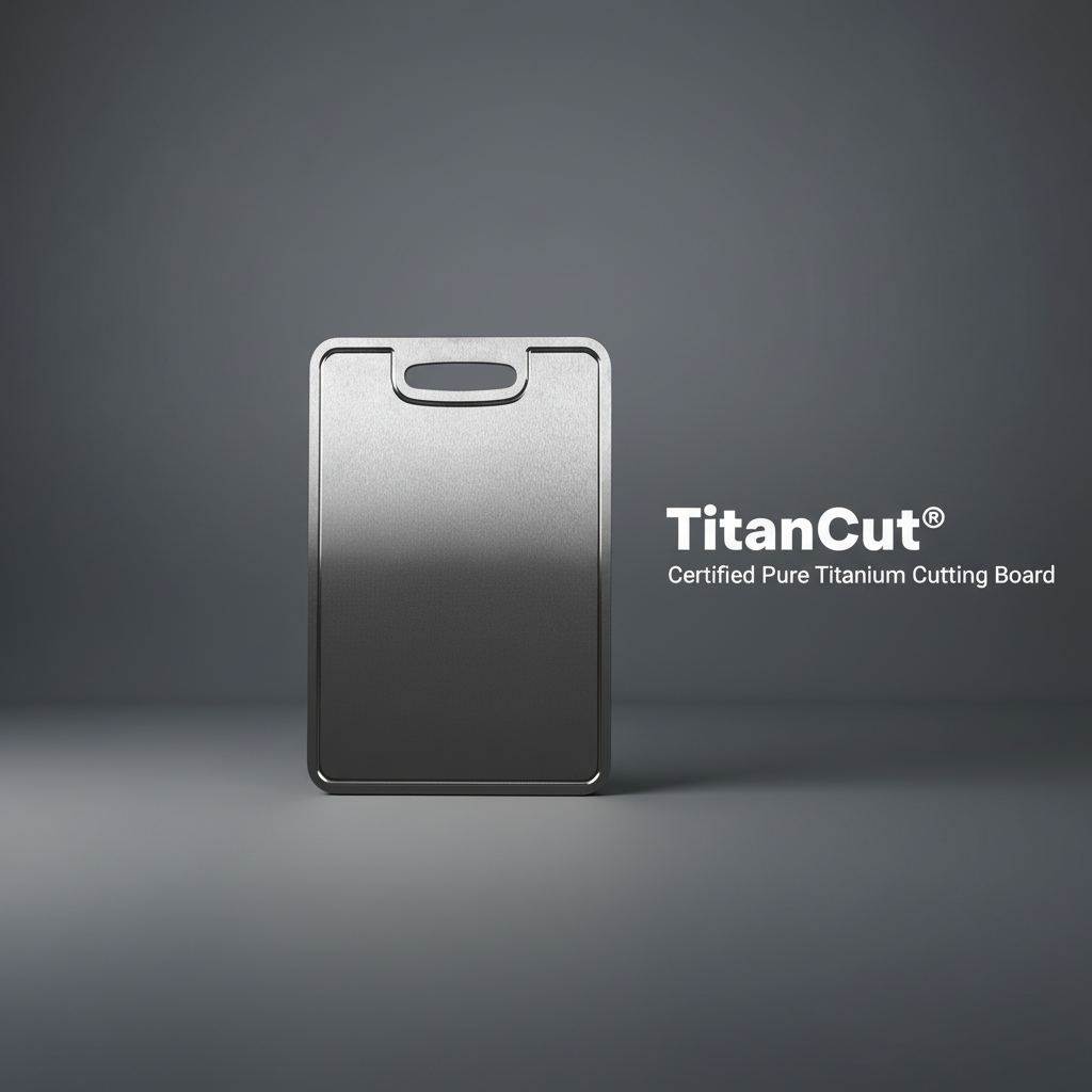 TitanCut® Certified Pure Titanium Cutting Board